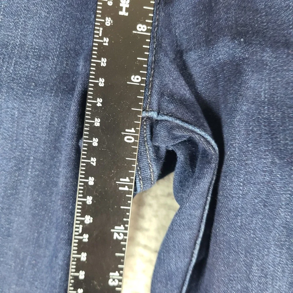 Levi's 529 Jeans Womens 12S 12 Short 31x30 Blue Curvy Boot Cut Dark Wash Denim